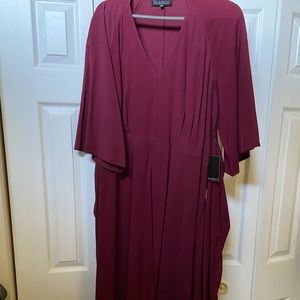 Eloquii Dress, Burgundy, Size 18